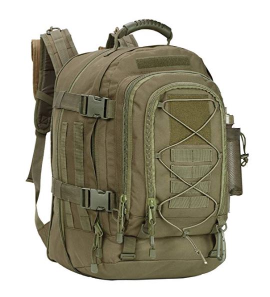 WolfWarriorX Military Tactical Assault Backpack for Men Expandable ...